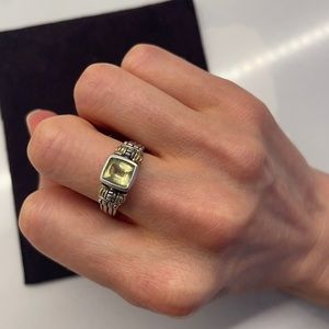 LAGOS Caviar Gemstone Ring, Size 6